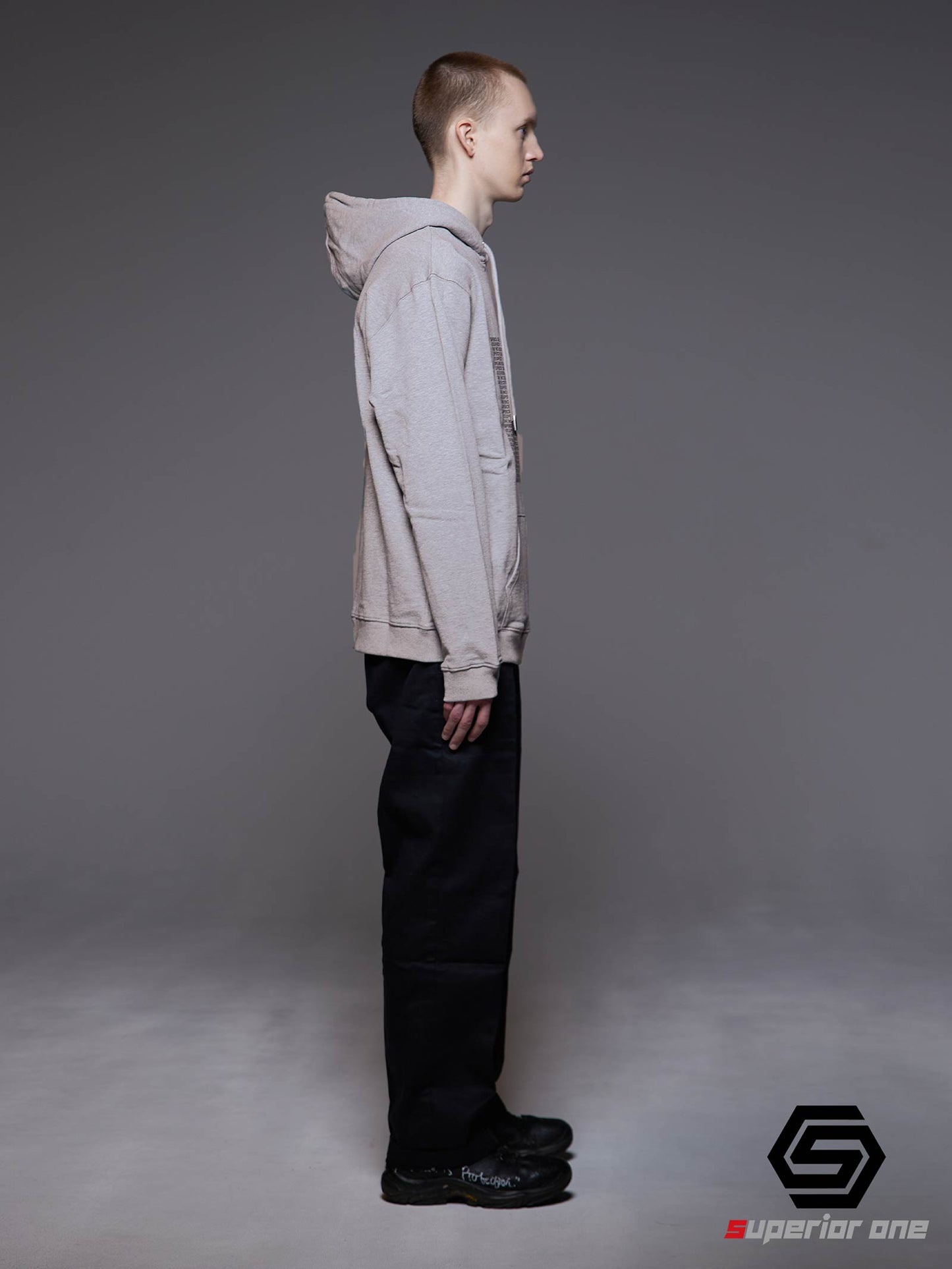 SQUARE SLASH LOGO HOODIE