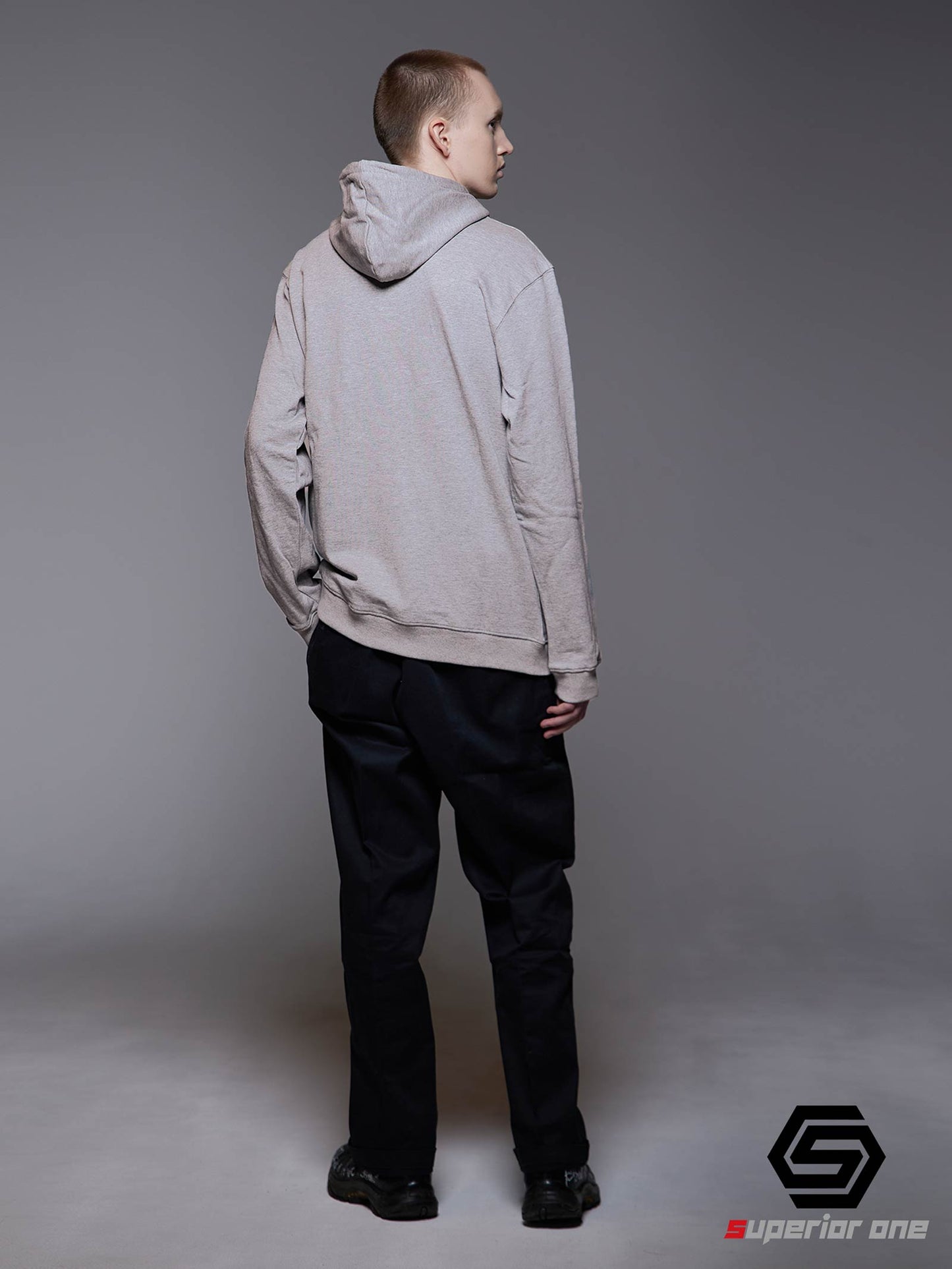 SQUARE SLASH LOGO HOODIE
