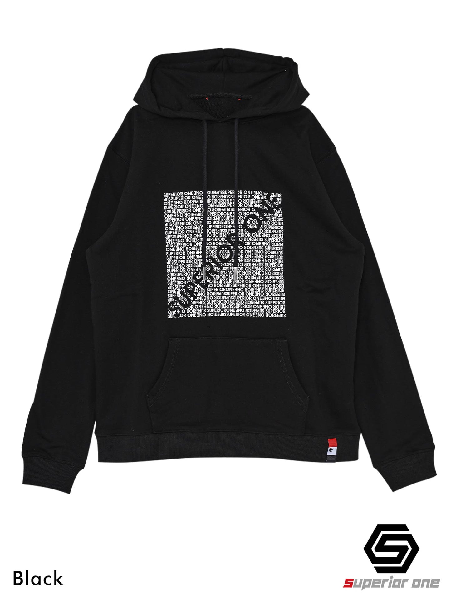 SQUARE SLASH LOGO HOODIE