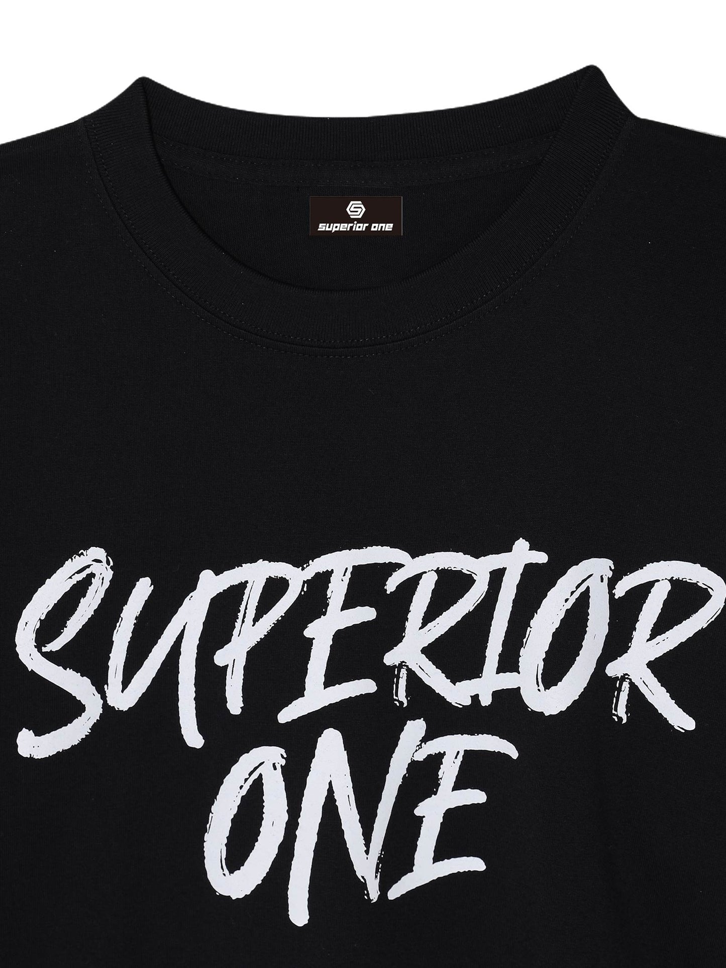 SUPERIORONE LOGO L/S TEE BLACK