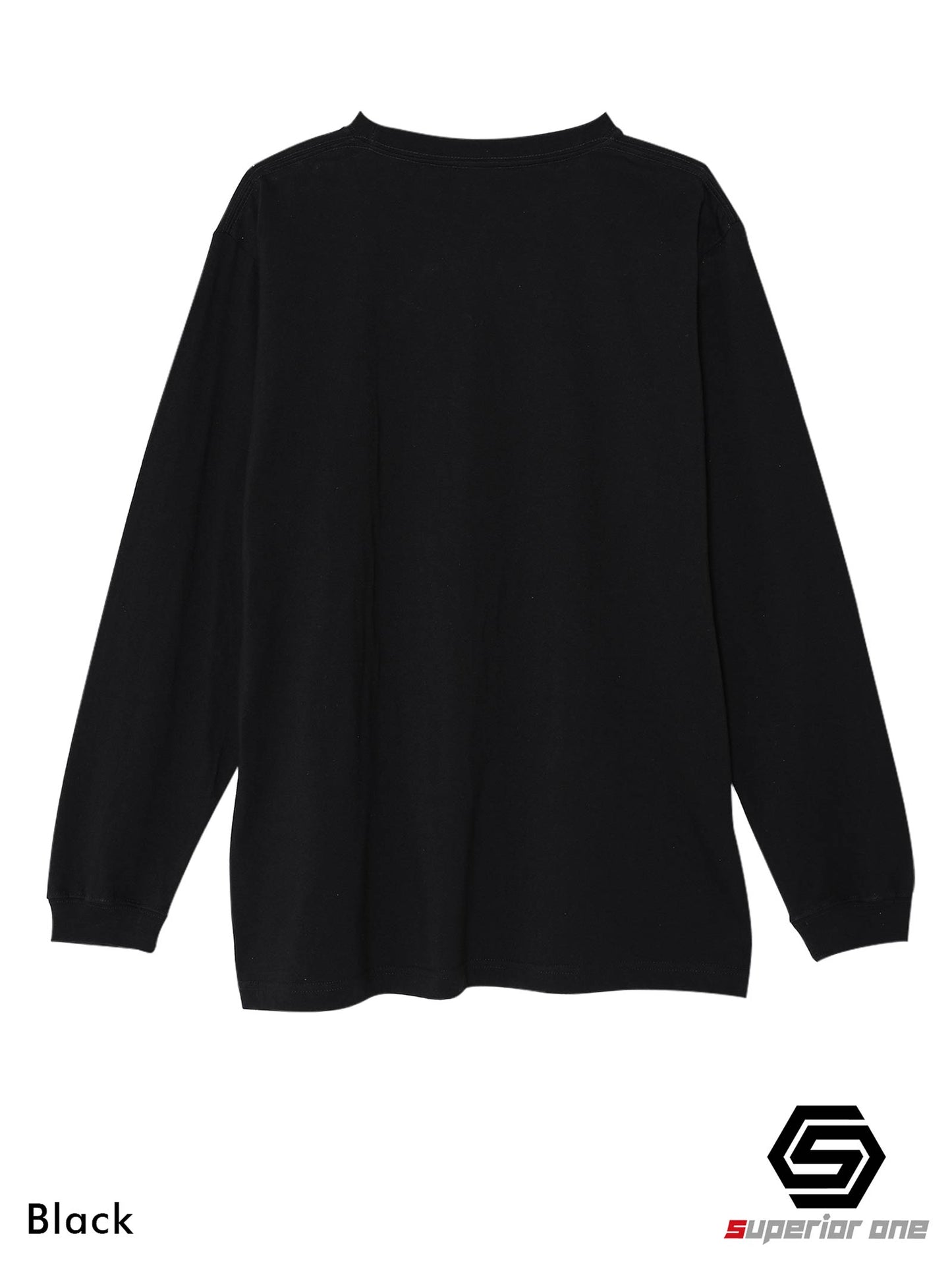 SUPERIORONE LOGO L/S TEE BLACK