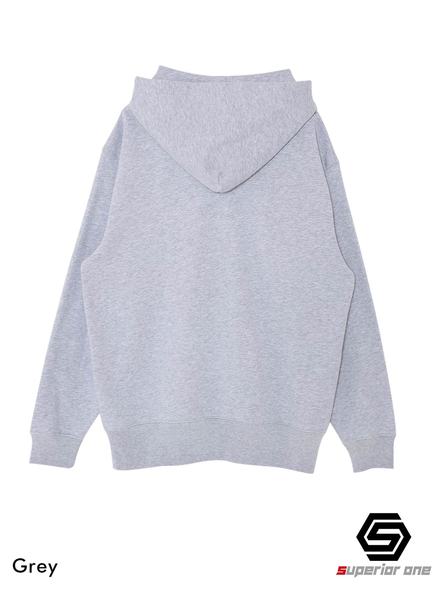SO LOGO ZIP HOODIE GRAY