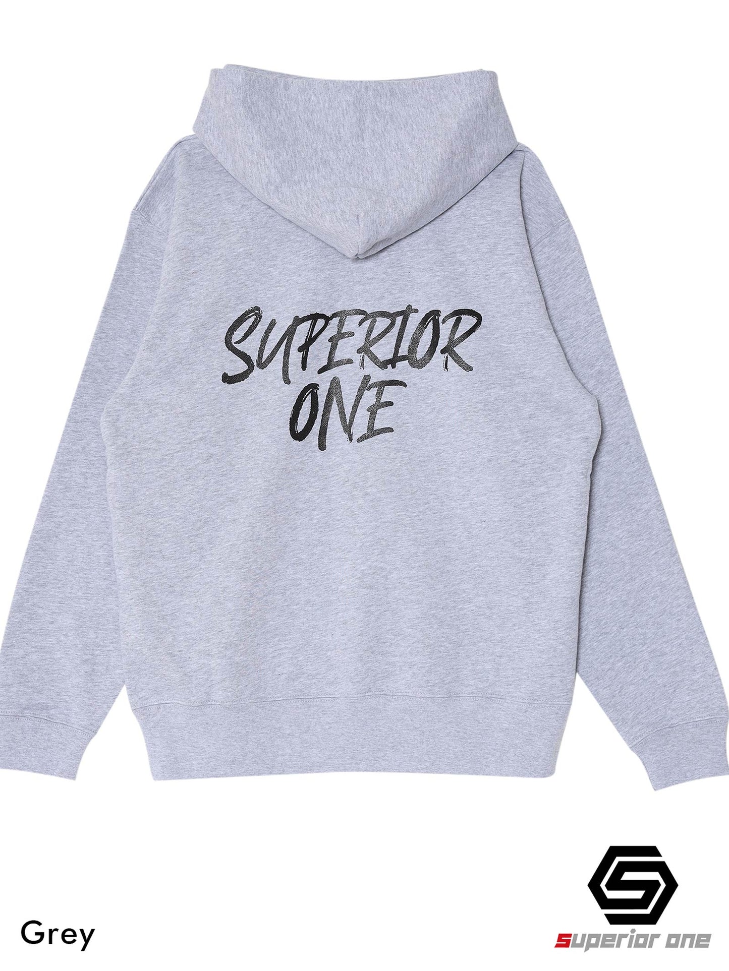 SUPERIORONE LOGO HOODIE GRAY