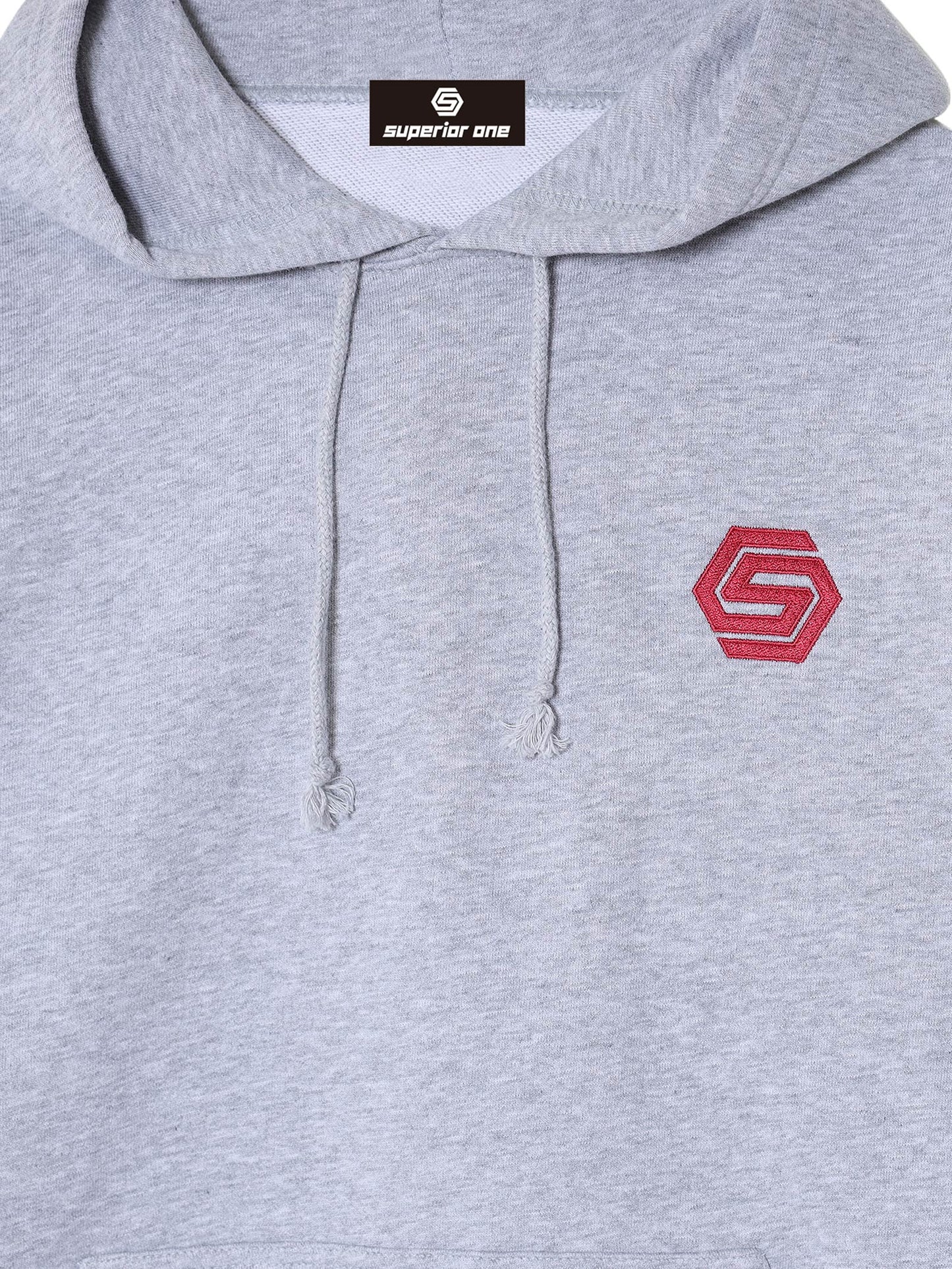 SUPERIORONE LOGO HOODIE GRAY