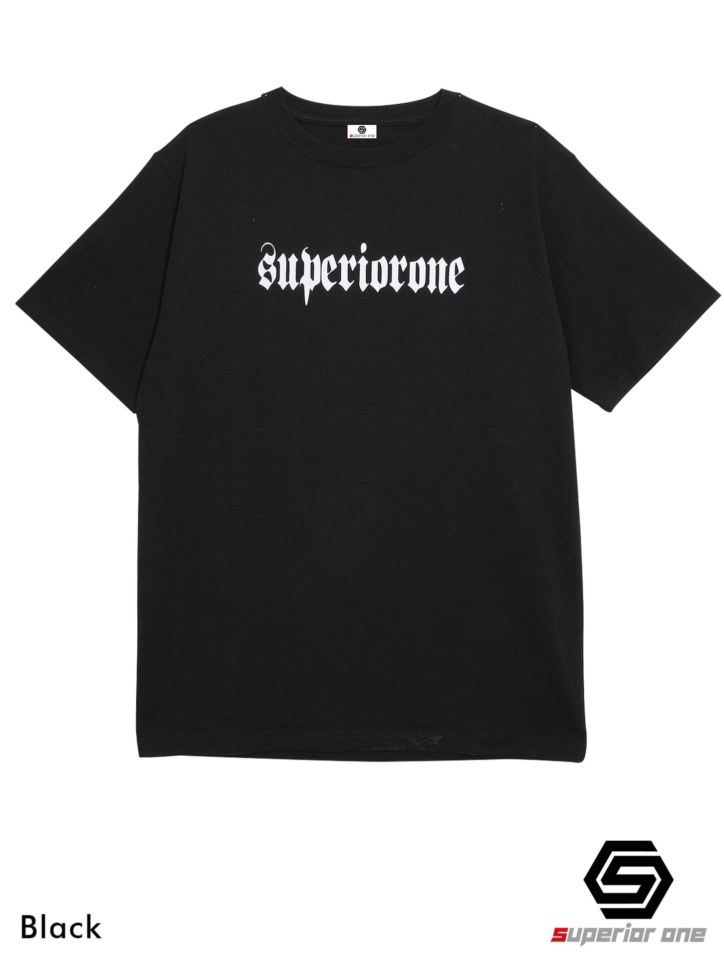 SUPERIORONE LOGO TEE BLACK