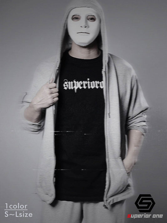 SUPERIORONE LOGO TEE BLACK