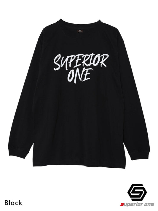 SUPERIORONE LOGO L/S TEE BLACK