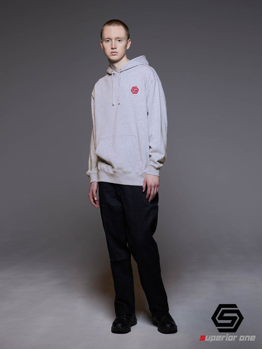 SUPERIORONE LOGO HOODIE GRAY