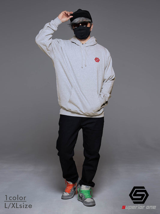 SUPERIORONE LOGO HOODIE GRAY