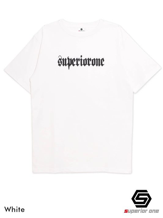 SUPERIORONE LOGO TEE WHITE