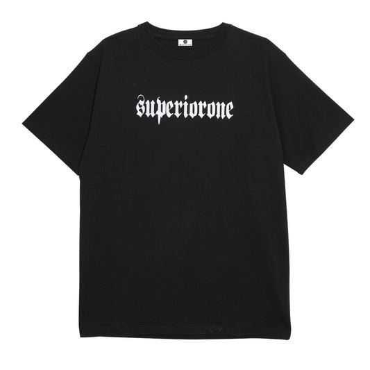 SUPERIORONE LOGO TEE BLACK